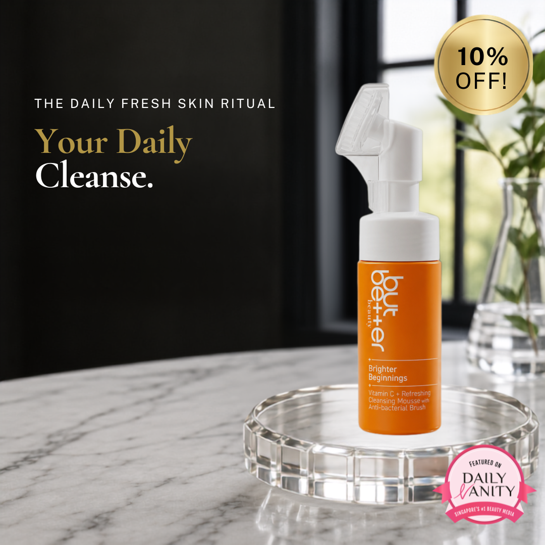 Vitamin C Refreshing Cleansing Mousse with Anti-bacterial Brush