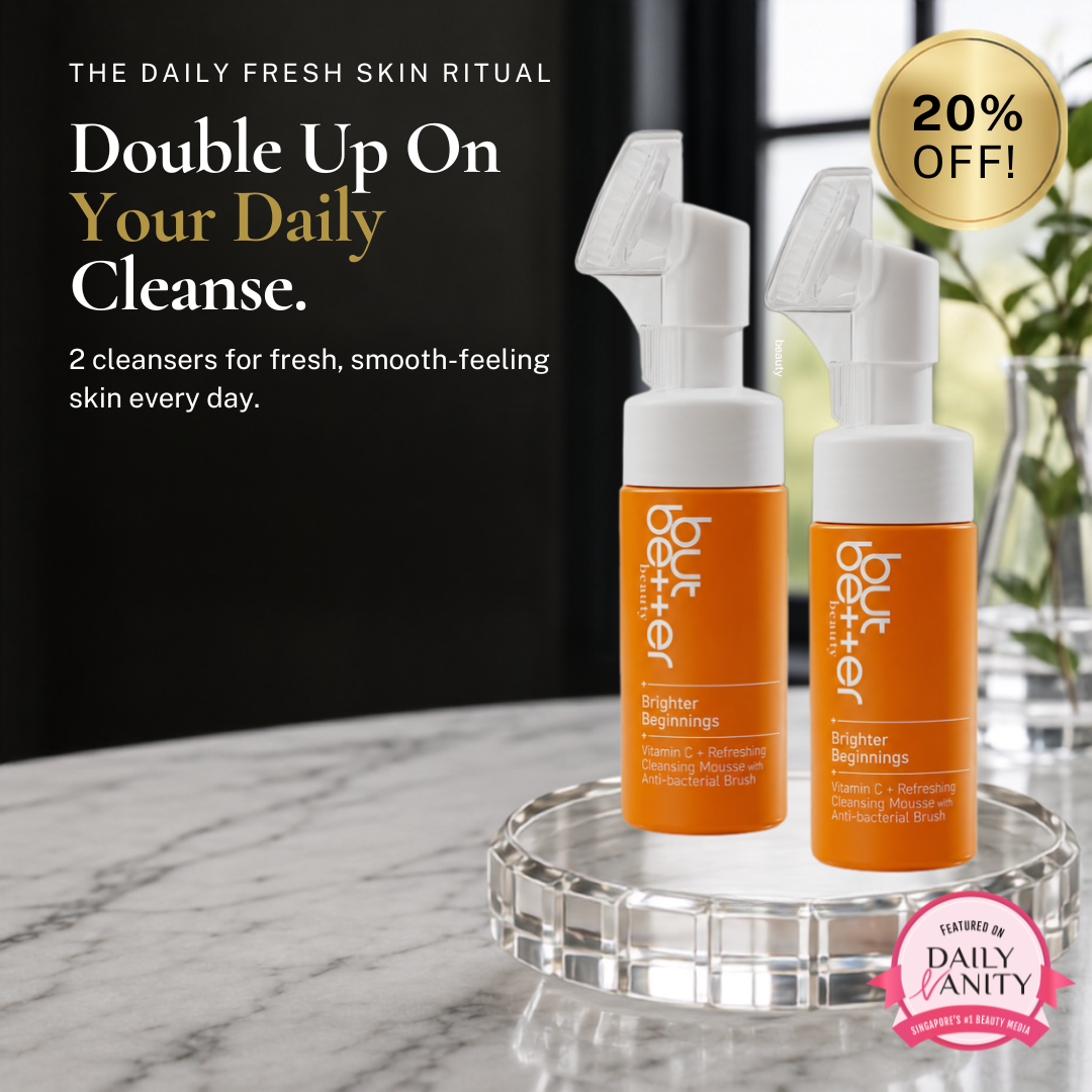 Vitamin C Refreshing Cleansing Mousse with Anti-bacterial Brush