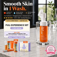 Vitamin C Refreshing Cleansing Mousse with Anti-bacterial Brush