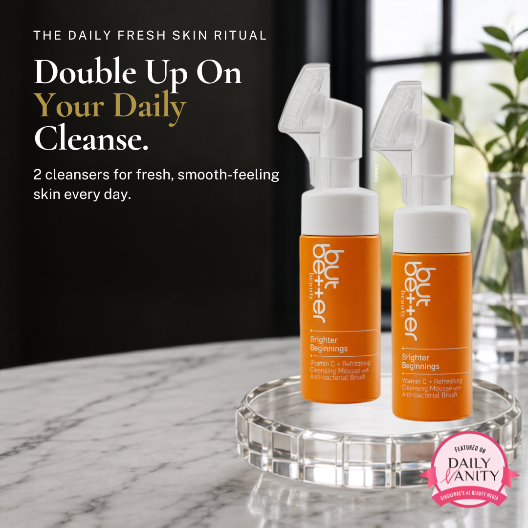 Vitamin C Refreshing Cleansing Mousse with Anti-bacterial Brush