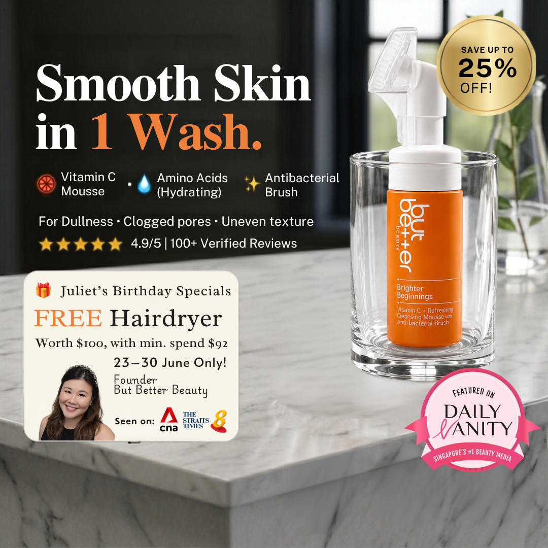 Vitamin C Refreshing Cleansing Mousse with Anti-bacterial Brush