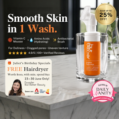 Vitamin C Refreshing Cleansing Mousse with Anti-bacterial Brush