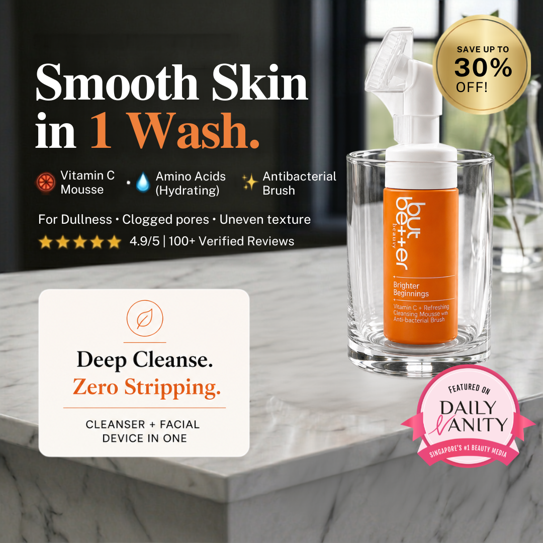 Vitamin C Refreshing Cleansing Mousse with Anti-bacterial Brush