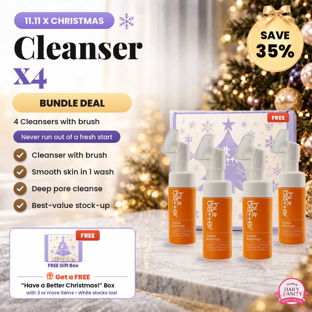 Vitamin C Refreshing Cleansing Mousse with Anti-bacterial Brush