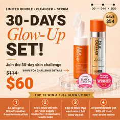 [47% OFF] 30 Days Glow Up Set - Serum + Cleanser